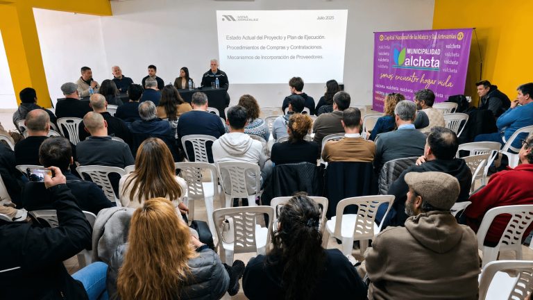 Más de 40 empresas participaron del encuentro de proveedores en Valcheta