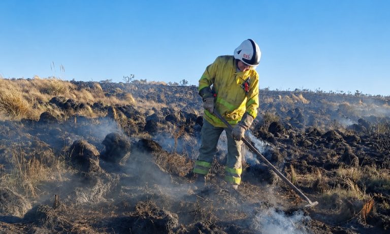 Incendios forestales: Controlaron un foco de Salsacate y está activo el incendio en Cortaderas