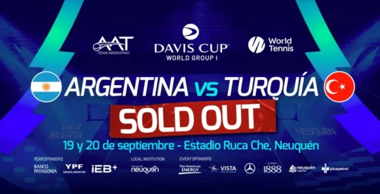 Copa Davis: las entradas para el Ruca Che se agotaron en media hora