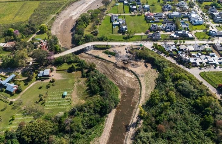 El Plan Integral de Prevención Hídrica suma nuevas obras en el río Chirimayo
